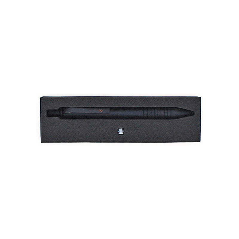 Everyman Grafton Mini Click Ballpoint Pen, Super Matte, Black