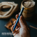 Everyman Grafton Mini Twist Ballpoint Pen, Aegean Blue