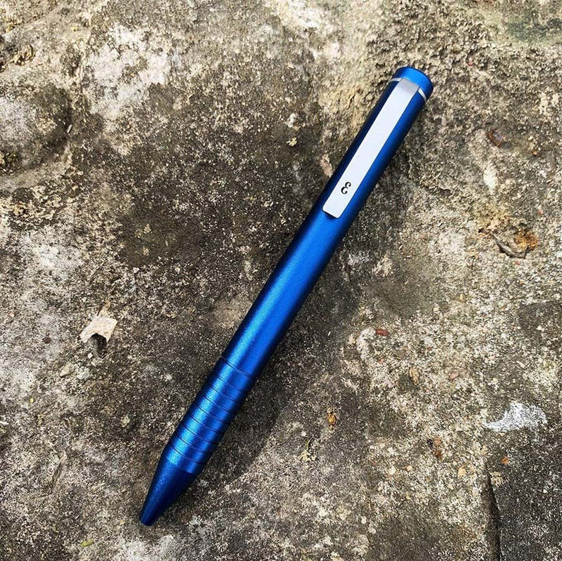 Everyman Grafton Mini Twist Ballpoint Pen, Aegean Blue