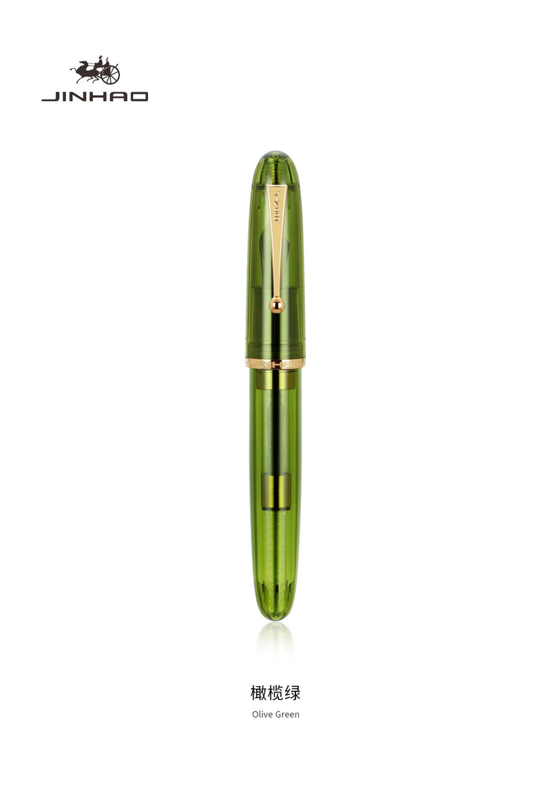 Jinhao 9019 Dadao Fountain Pen, Gold Trim,