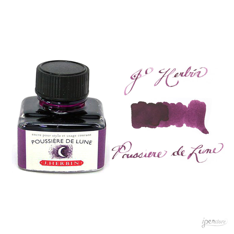 J. Herbin 30 ml Bottle Fountain Pen Ink, Poussiere de Lune