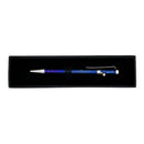 Rosetta Titanium Alloy Bolt Action Ballpoint Pen, Blue/Violet Gradient