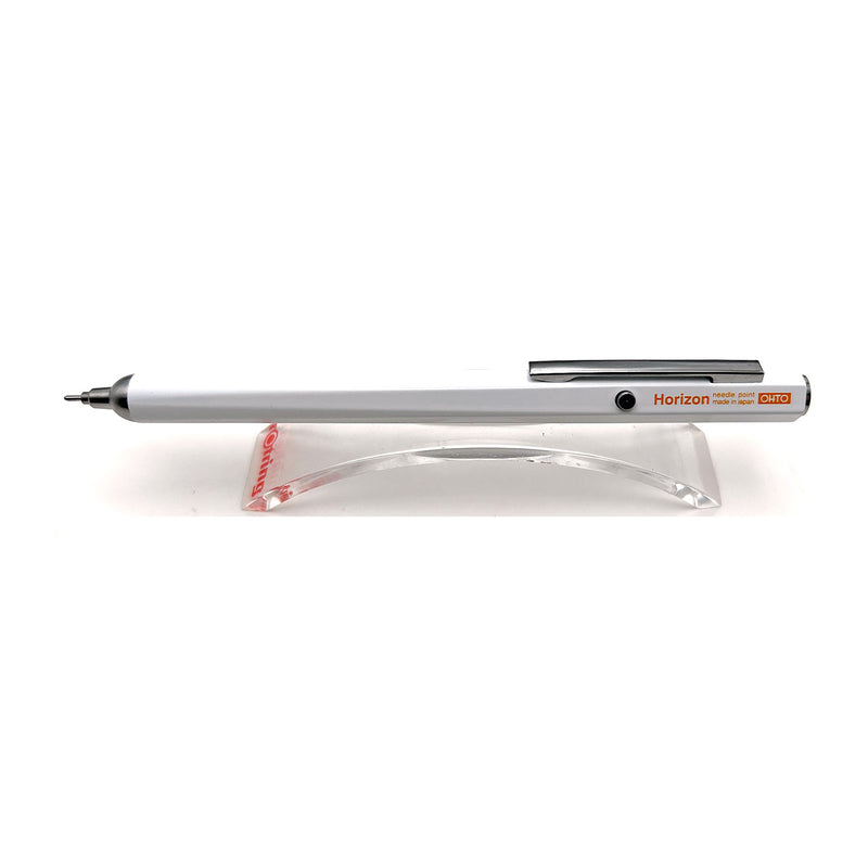 Ohto Horizon Needle Point Ballpoint Pen, White, Pre-Owned