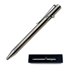 Rosetta Titanium Alloy Bolt Action Ballpoint Pen, Polished Chrome