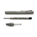 Rosetta Titanium Alloy Bolt Action Ballpoint Pen, Sky Blue