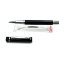 Regal Crown Rollerball Pen, Black Lacquer, Chrome Trim