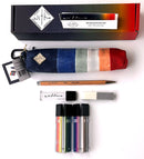 With 36 Color 2mm Pencil & Lead Set, W/Canvas Case