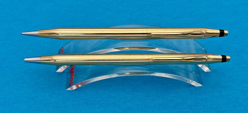 Cross Classic Century USA-Made Pen/Pencil Set, Solid 14k Gold