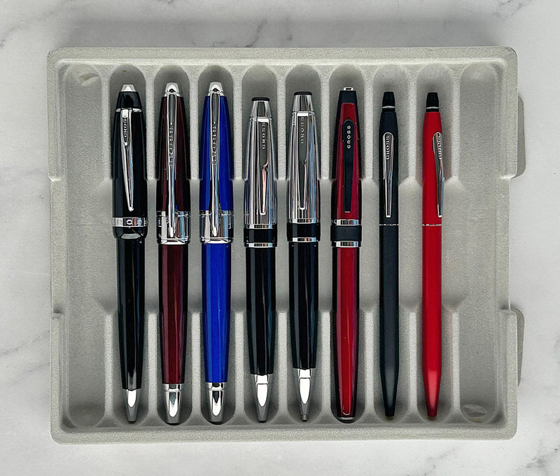 Lot/16 Cross Pens & Pencil, Assorted Models, Pre-Owned