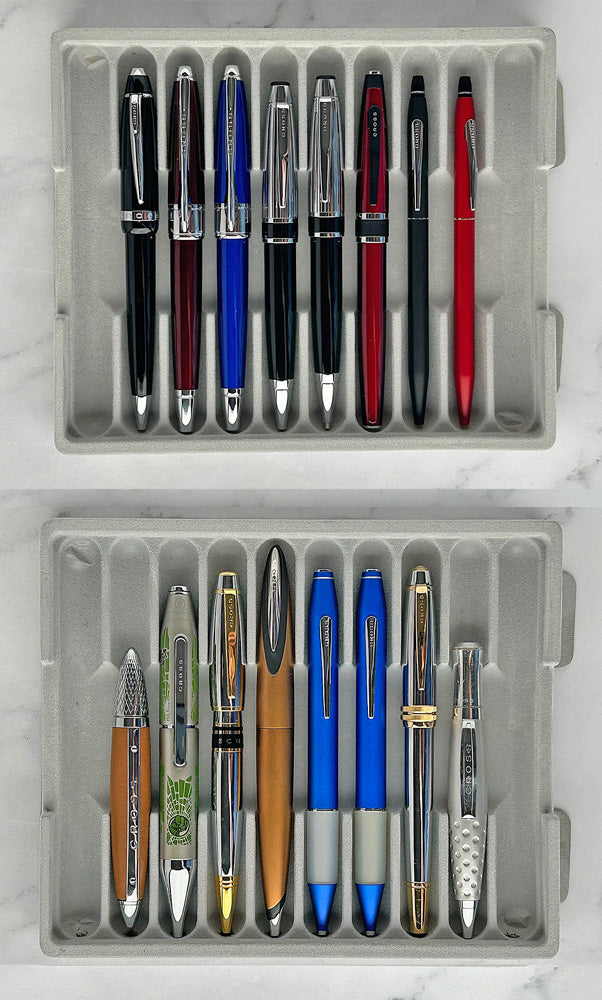 Lot/16 Cross Pens & Pencil, Assorted Models, Pre-Owned