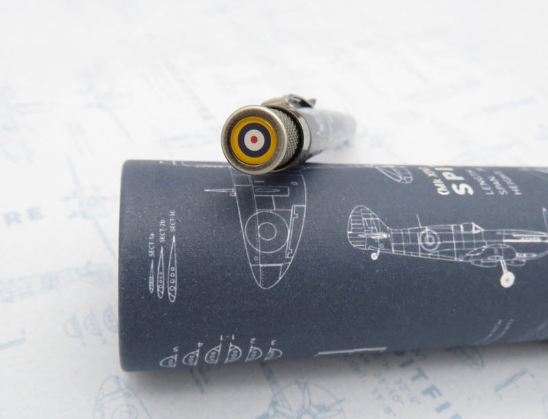 Retro 51 Imperial War Museum Rollerball Pen, Spitfire Blueprint