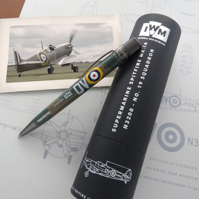 Retro 51 Tornado Imperial War Museum Rollerball Pen, Spitfire N3200