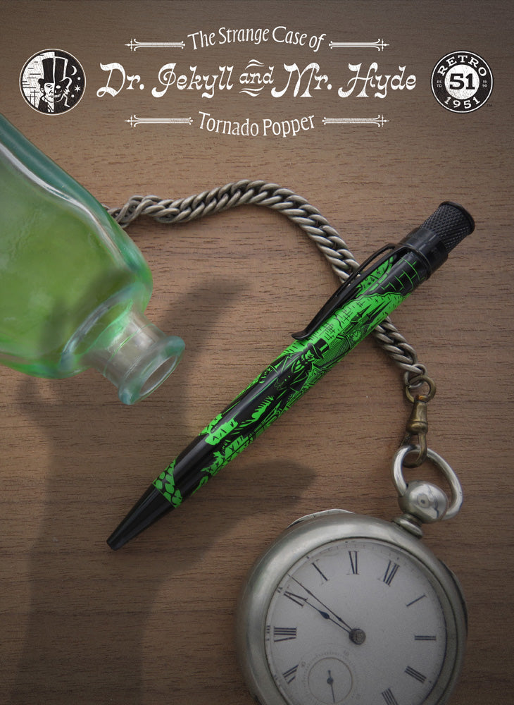 Retro 51 Tornado "Popper" Rollerball Pen, Dr. Jekyll & Mr. Hyde