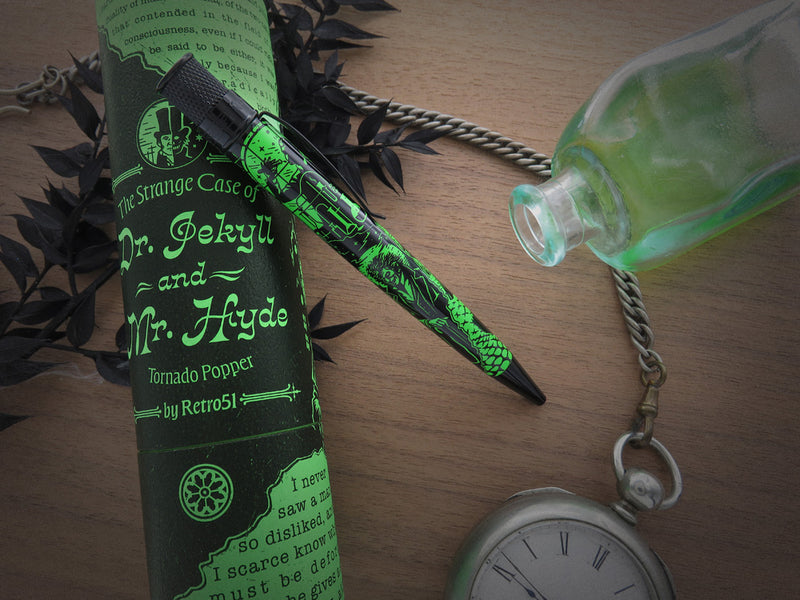 Retro 51 Tornado "Popper" Rollerball Pen, Dr. Jekyll & Mr. Hyde