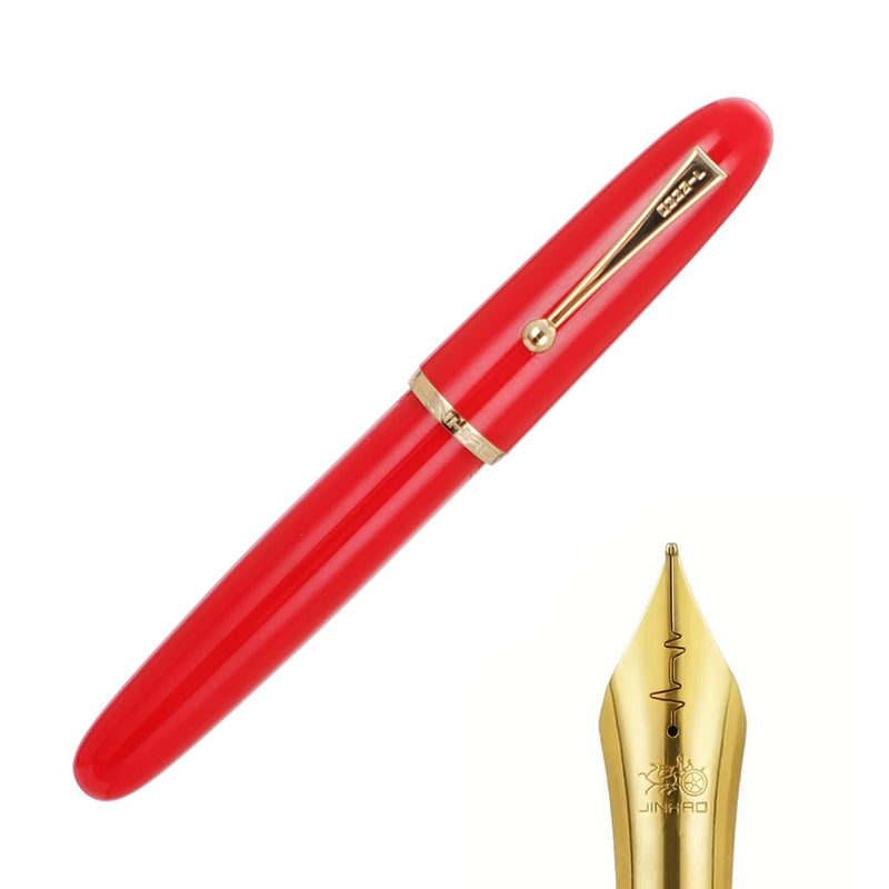 Jinhao 9019 Dadao Fountain Pen, Gold Trim,