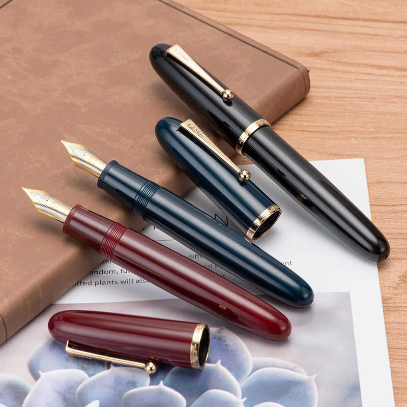 Jinhao 9019 Dadao Fountain Pen, Gold Trim,