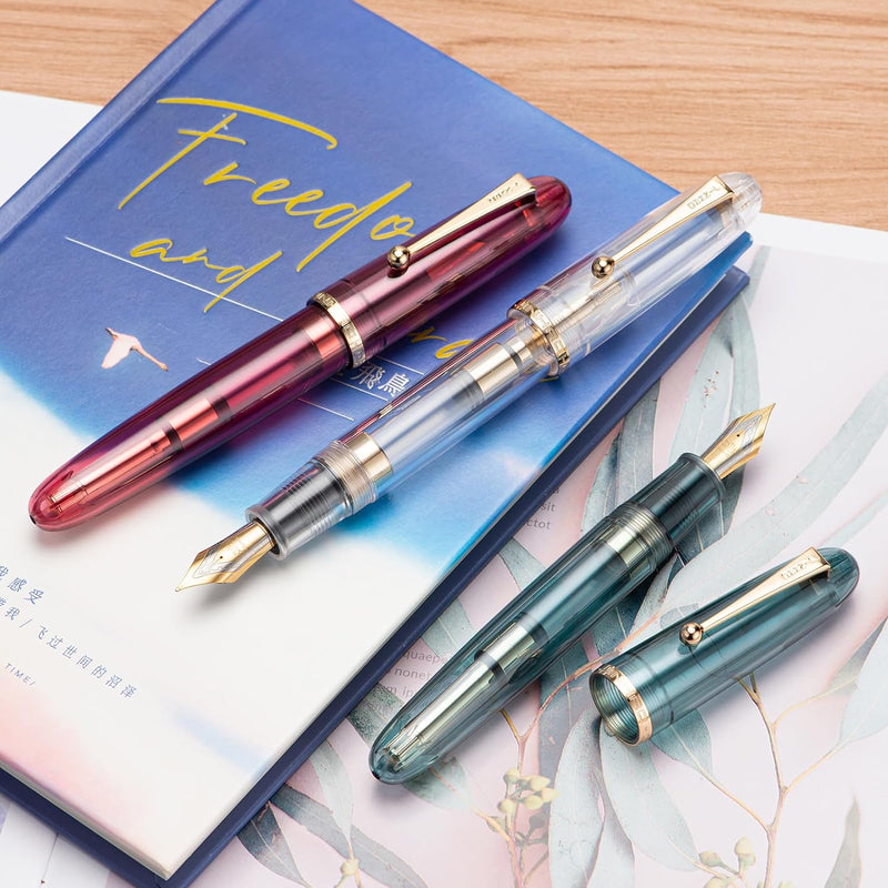 Jinhao 9019 Dadao Fountain Pen, Gold Trim,