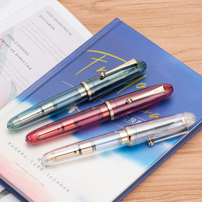 Jinhao 9019 Dadao Fountain Pen, Gold Trim,