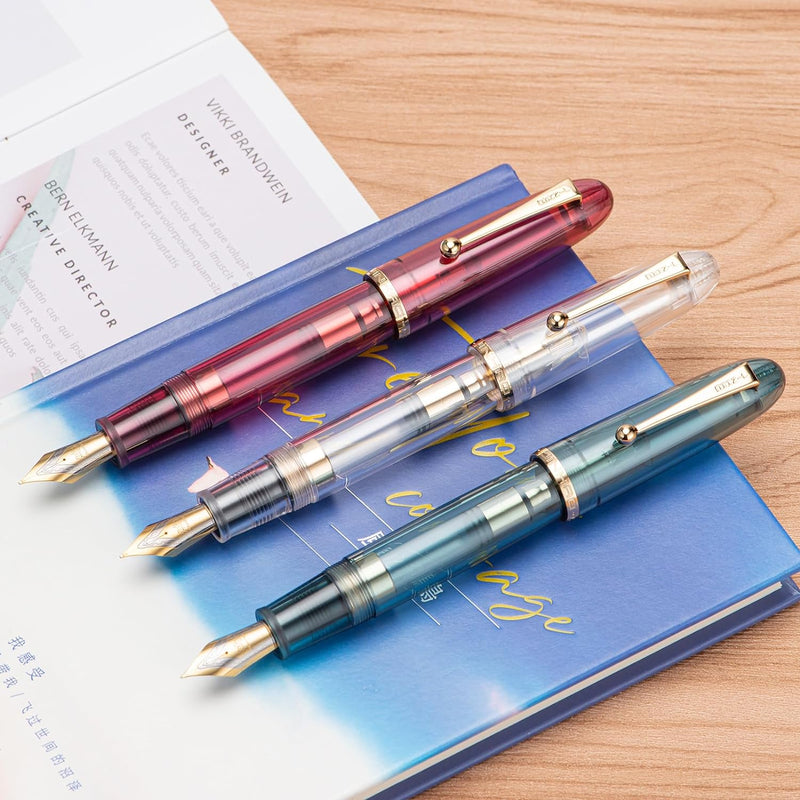 Jinhao 9019 Dadao Fountain Pen, Gold Trim,