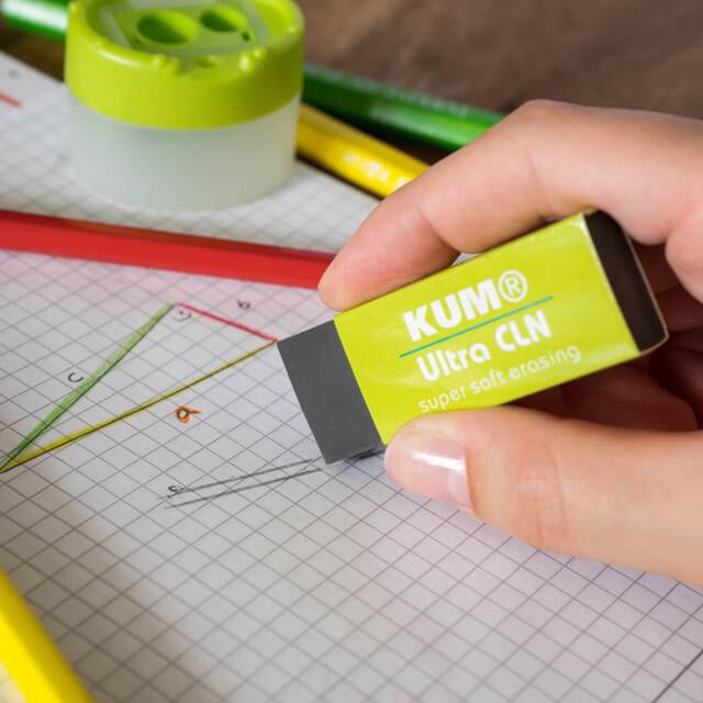 KUM Ultra Cln Super Soft Eraser, Big, Black