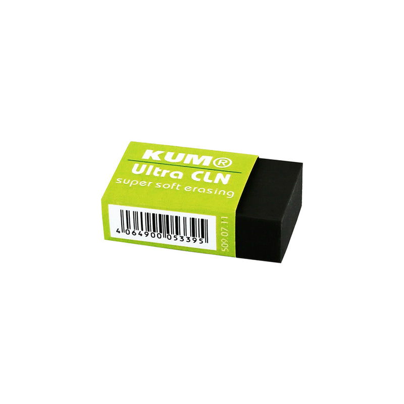 KUM Ultra Cln Super Soft Eraser, Small, Black