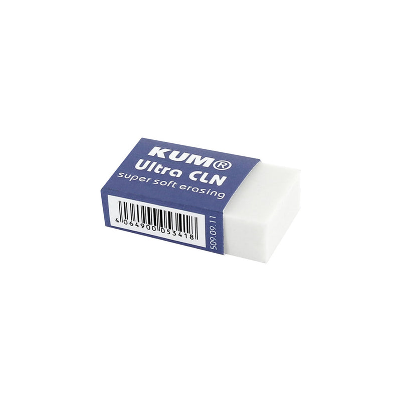 KUM Ultra Cln Super Soft Eraser, Small, White