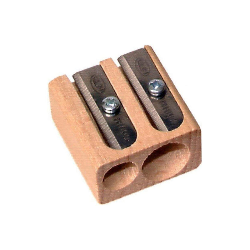 KUM Beech Wood 2-Hole Pencil Sharpener