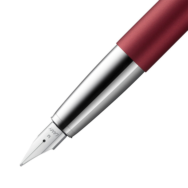 Lamy Studio Fountain Pen, Matte Royal Red