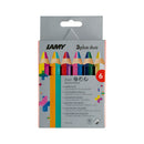 Set/6 Lamy 3plus duo  Multicolor Coloring Pencils