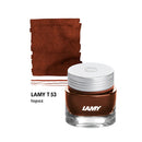 Lamy T53 Crystal Fountain Pen Ink, 30 ml, Topaz 500 (Brown)