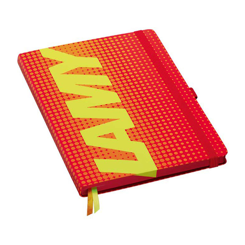 Lamy A5 Hardbound Notebook, Lamy Logo, Lamy Ruled Pages