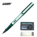 Lamy AL-Star Fountain Pen Gift Set, w/Ink & Pen Pouch, Mint