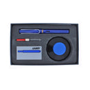 Lamy Safari Fountain Pen Gift Set w/Ink & Pen Bag, Blue