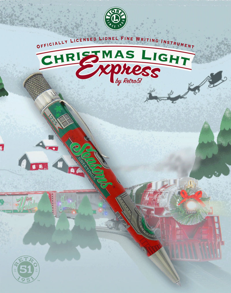 Retro 51 Tornado Rollerball Pen, Lionel Trains® - Christmas Light Express