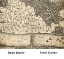 Rosetta Notes Pocket Notebook, 3.5"x5.5", London Map 1667