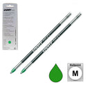 Pk/2 Lamy M21 Multi-Pen Ballpoint Refills, Green
