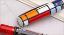 Monteverde MP1 Piston Fill Fountain Pen, Mondrian Composition