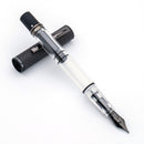 Monteverde MP1 Piston Fill Fountain Pen, Matte Carbon Fiber