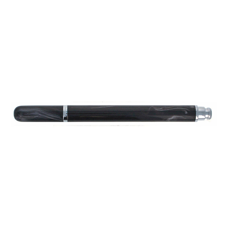 Recife Marble Scribe Rollerball Pen with Leather Pouch, Dark Grey