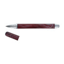 Recife Marble Scribe Rollerball Pen with Leather Pouch, Red