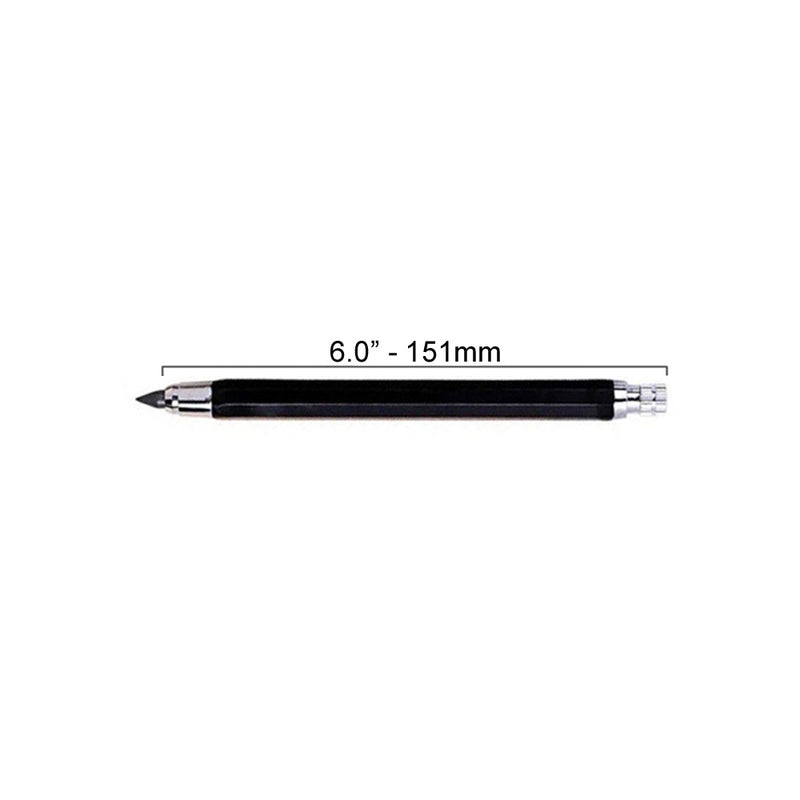 Rosetta Metal Sketch Pencil, 5.6 mm, Black