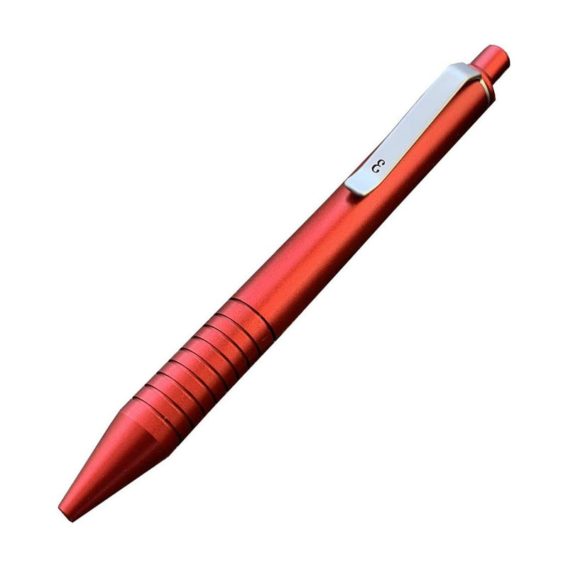 Everyman Grafton Mini Click Ballpoint Pen, Crimson Red