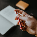 Everyman Grafton Mini Click Ballpoint Pen, Crimson Red