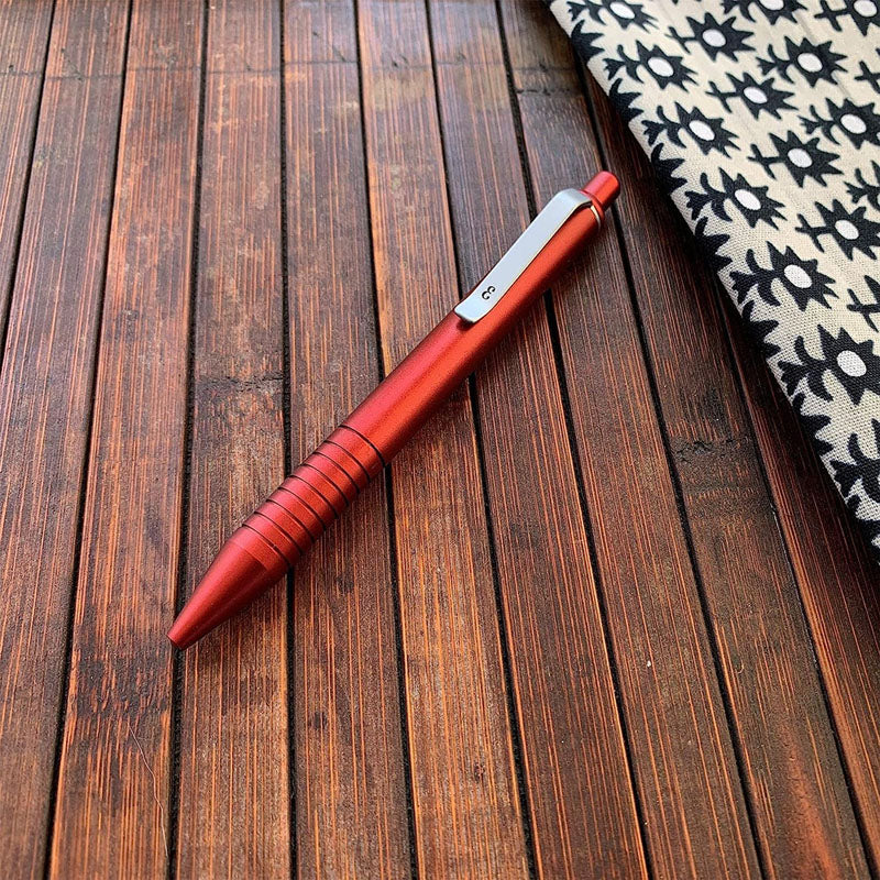Everyman Grafton Mini Click Ballpoint Pen, Crimson Red
