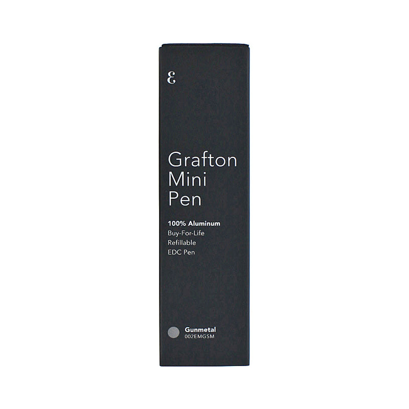 Everyman Grafton Mini Click Ballpoint Pen, Gunmetal