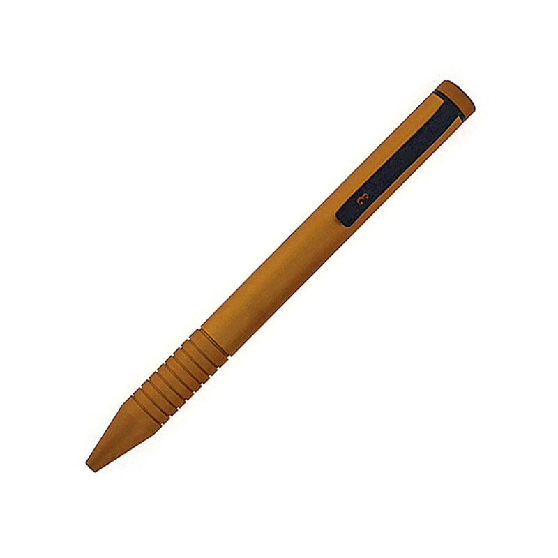 Everyman Grafton Mini Twist Ballpoint Pen, Super Matte, Amber