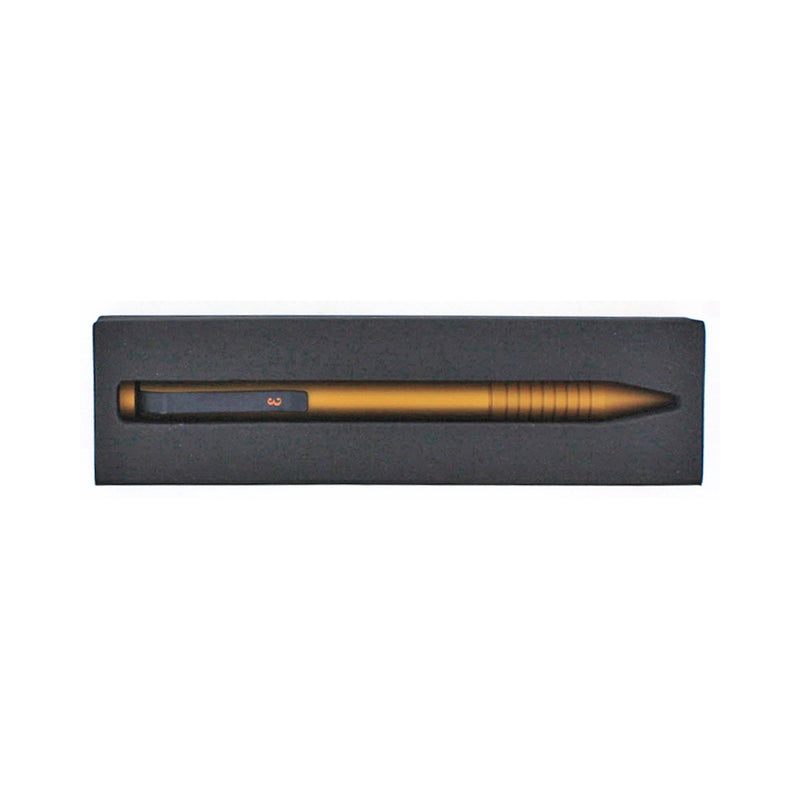 Everyman Grafton Mini Twist Ballpoint Pen, Super Matte, Amber