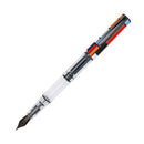 Monteverde MP1 Piston Fill Fountain Pen, Mondrian Composition