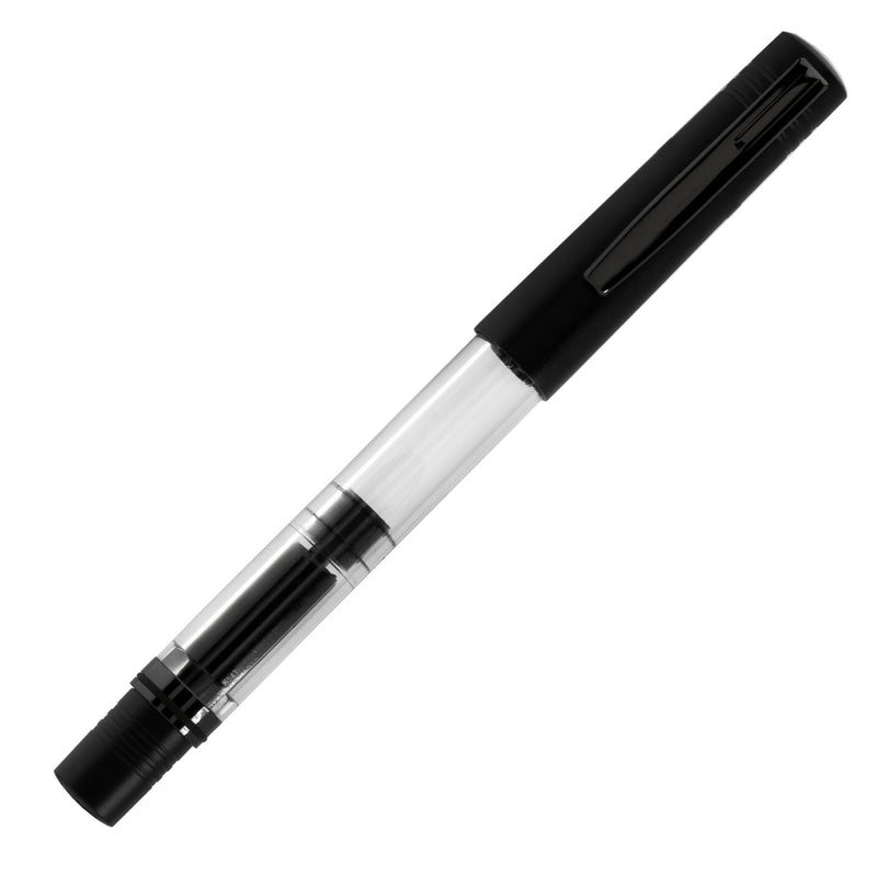 Monteverde MP1 Piston Fill Fountain Pen, Black Noir