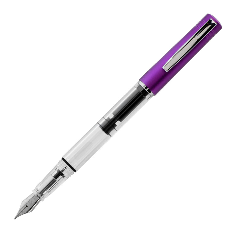 Monteverde MP1 Piston Fill Fountain Pen, Purple Frost